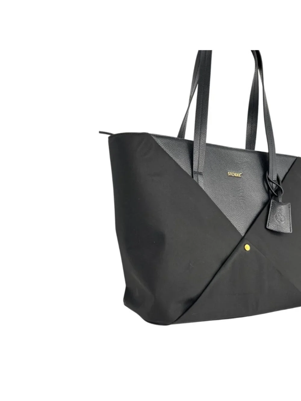 Stokke Explory X Signature Changing Bag Signature Black Faux Leather Nylon